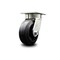 Service Caster 5 Inch Kingpinless Rubber on Steel Wheel Swivel Top Plate Caster SCC-KP30S520-RSR - alternate 1